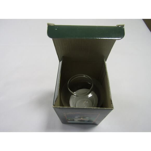 Porcelain Mini Hurricane with Candle Home Decor Glass Light Lantern Open Box - Picture 8 of 11